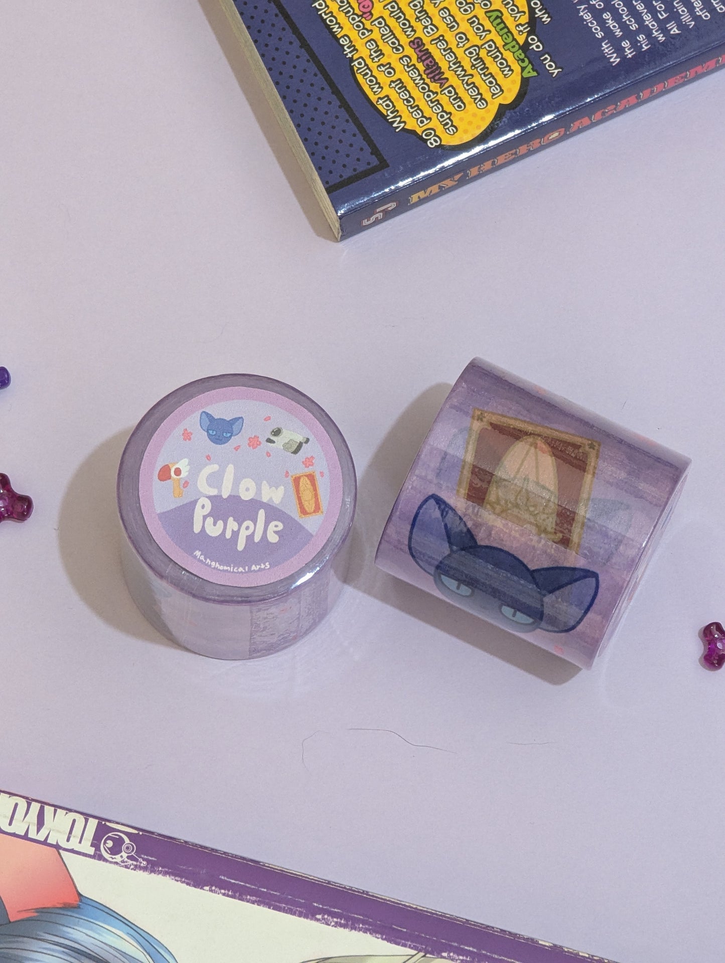Purple Clow Washi Tape