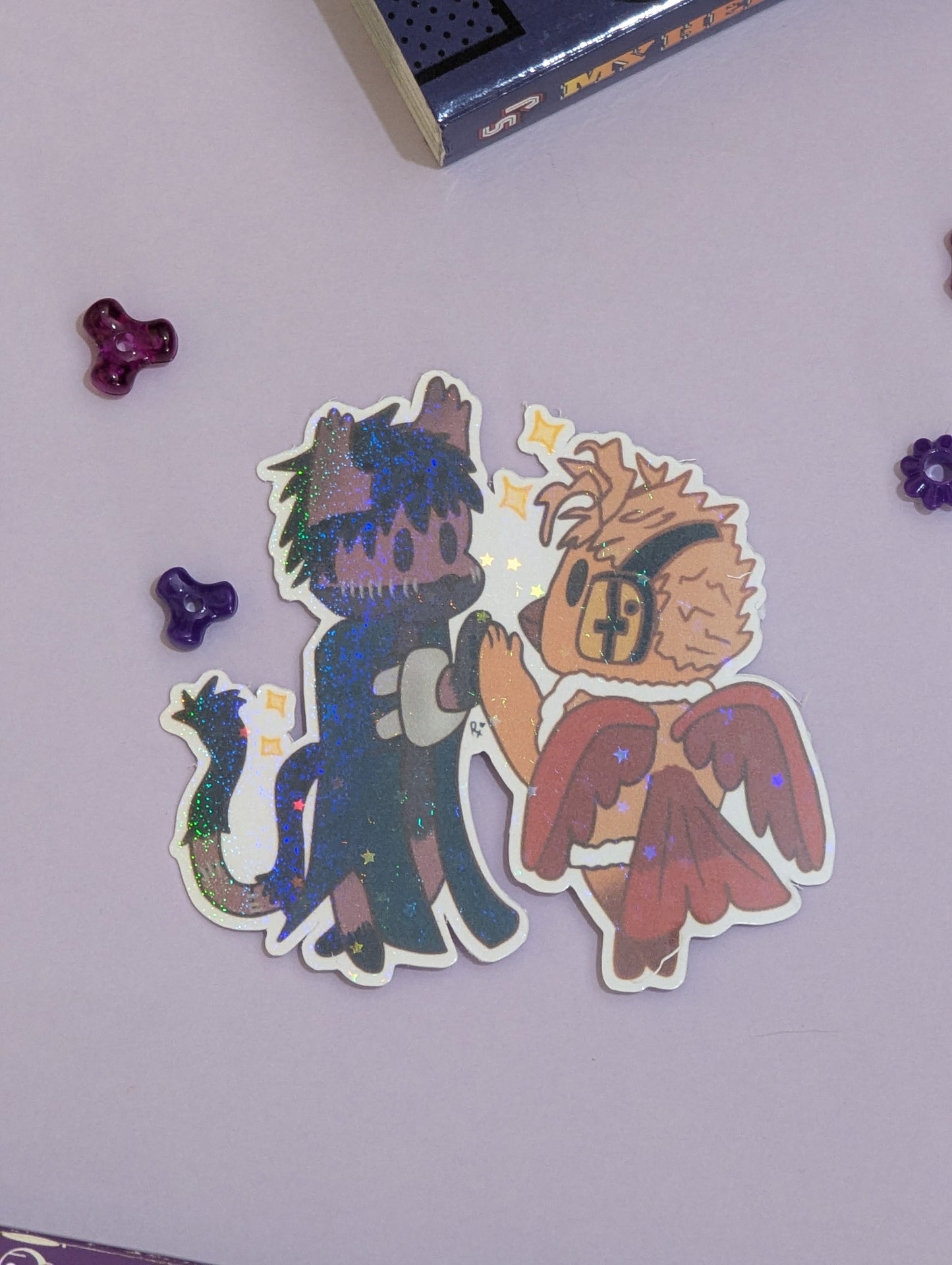 Dabi x Hawks Holographic sticker