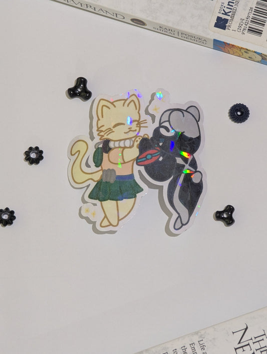 Toga x Twice Holographic sticker