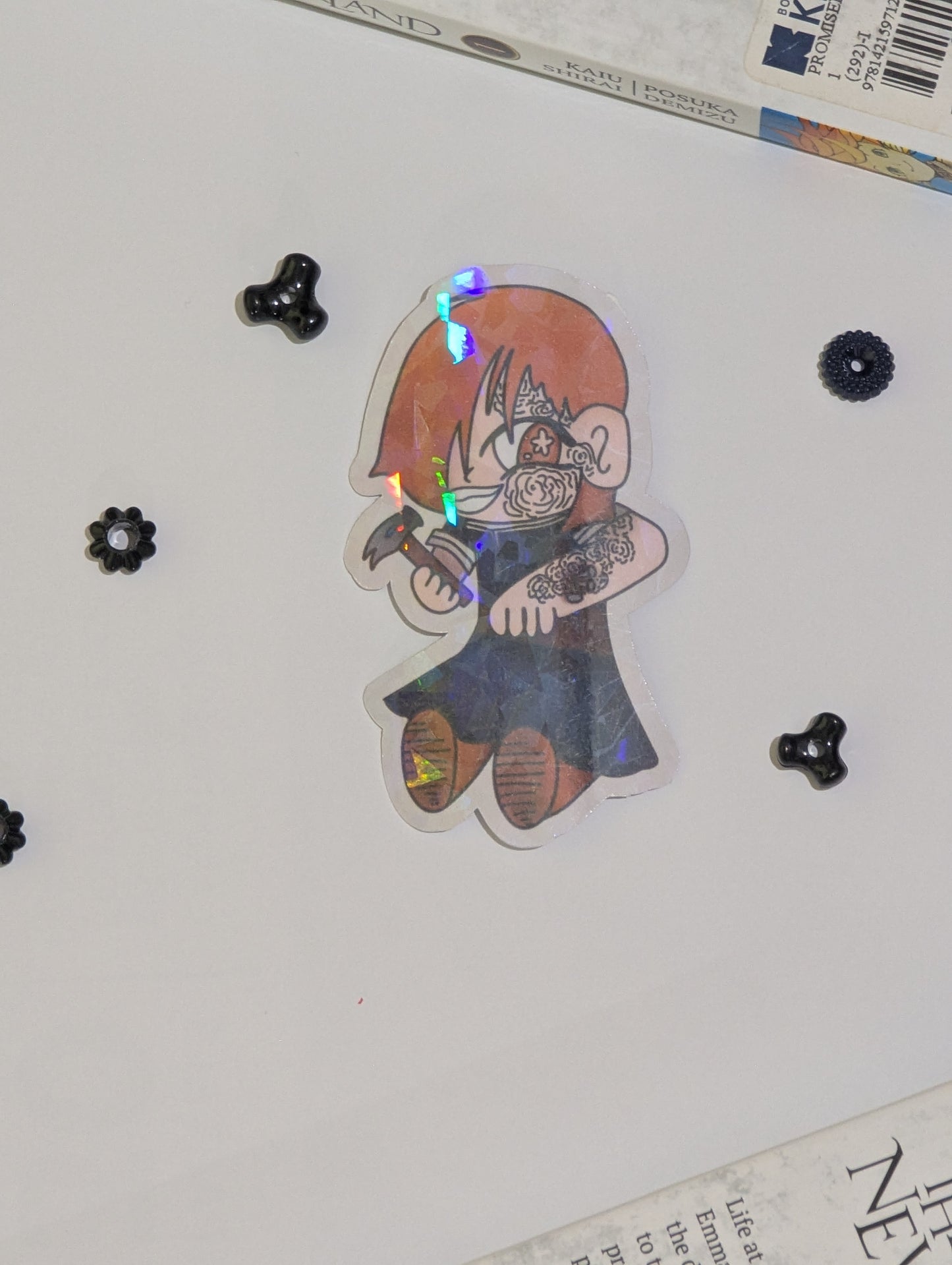 Nobara Holographic sticker