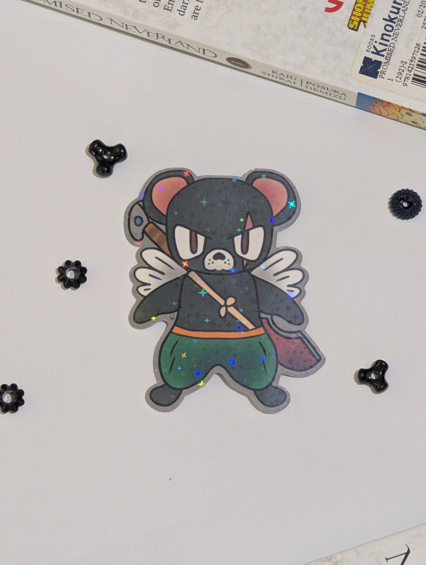 Panther Lily Holographic sticker