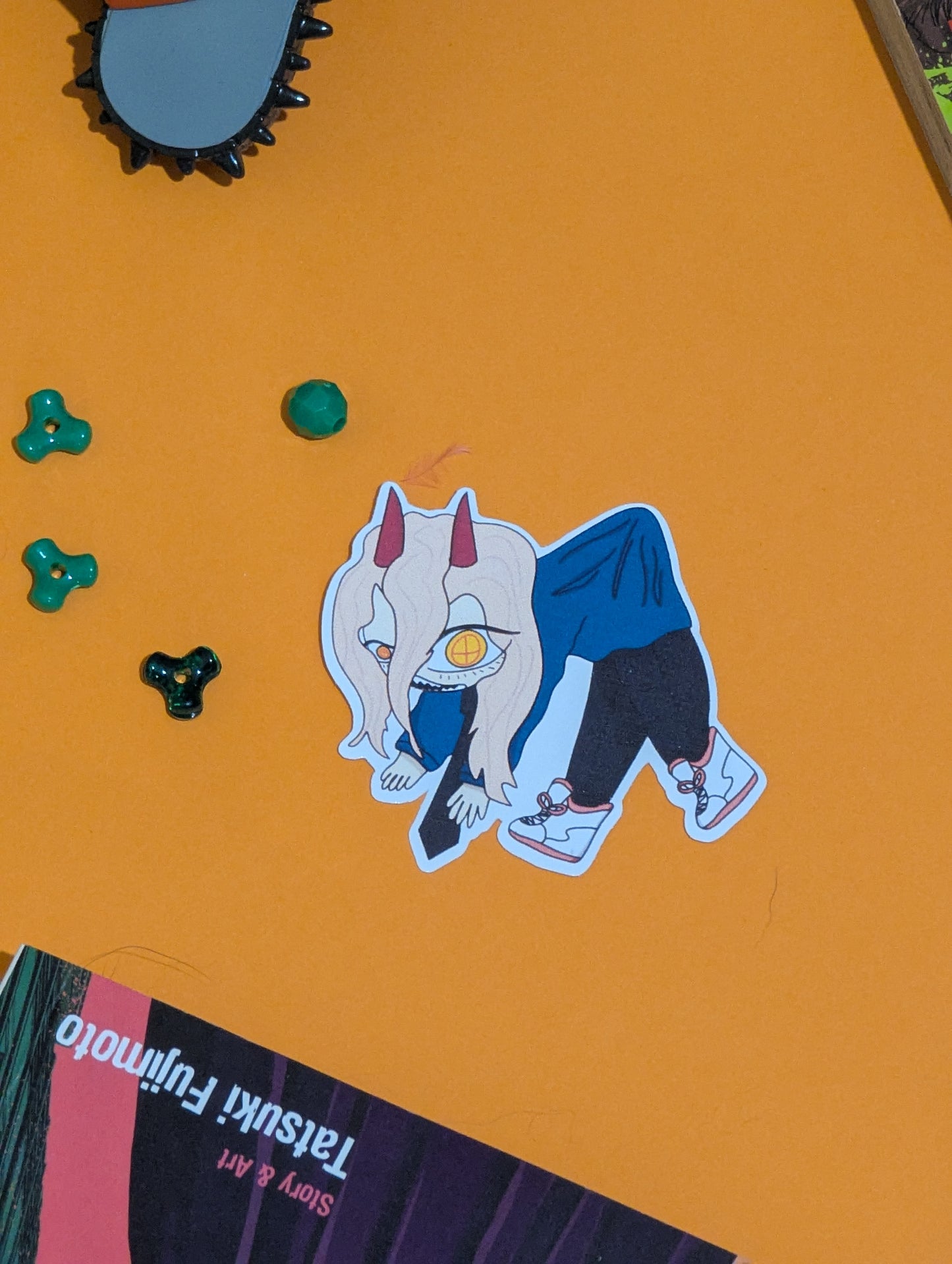 Power Hanging Sticker