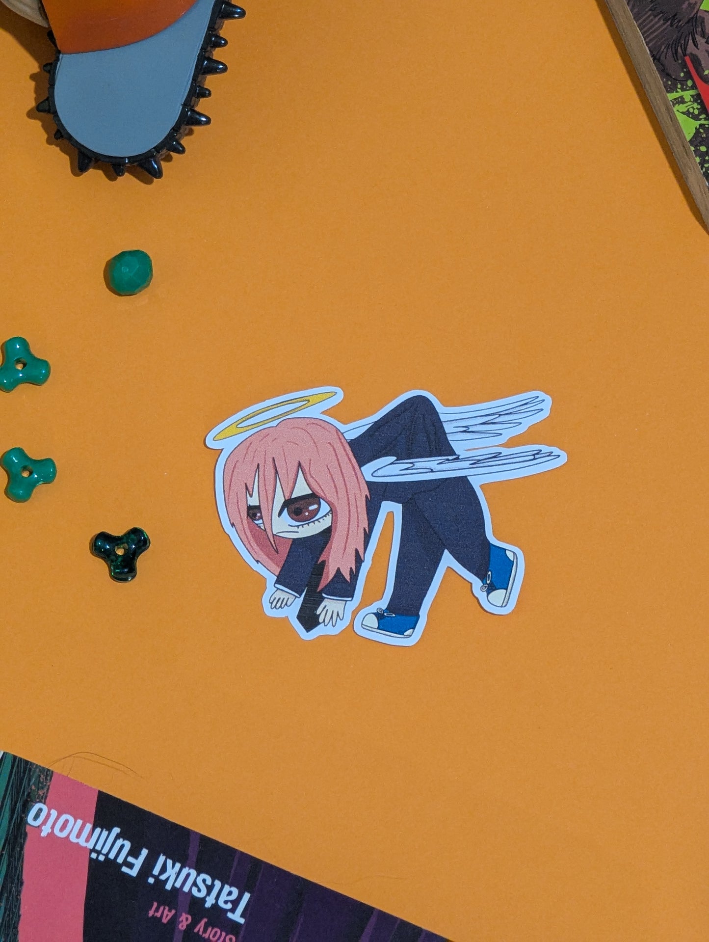 Angel Devil Hanging Sticker