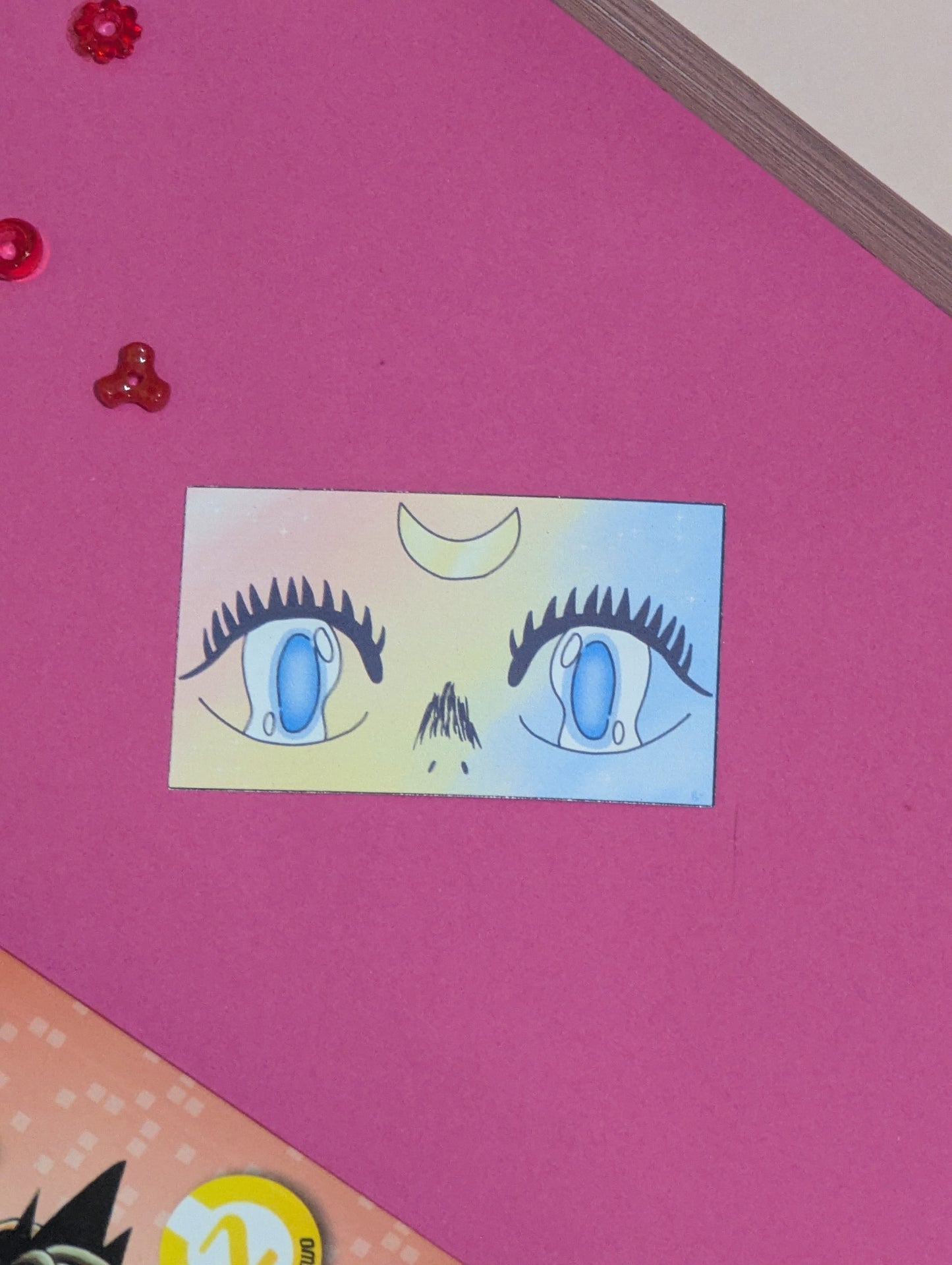 Moon Eyes Sticker