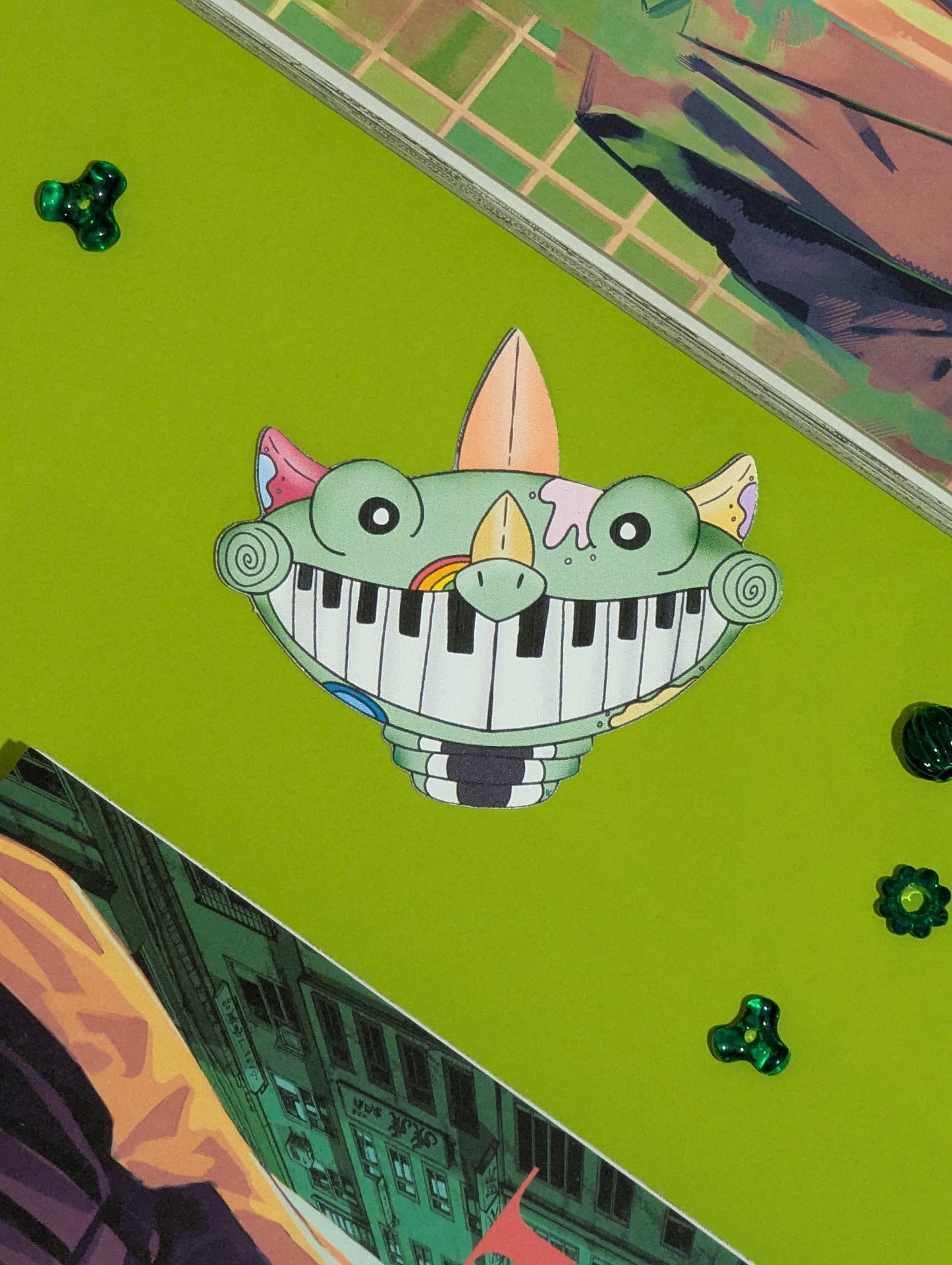 Pianosuars Sticker