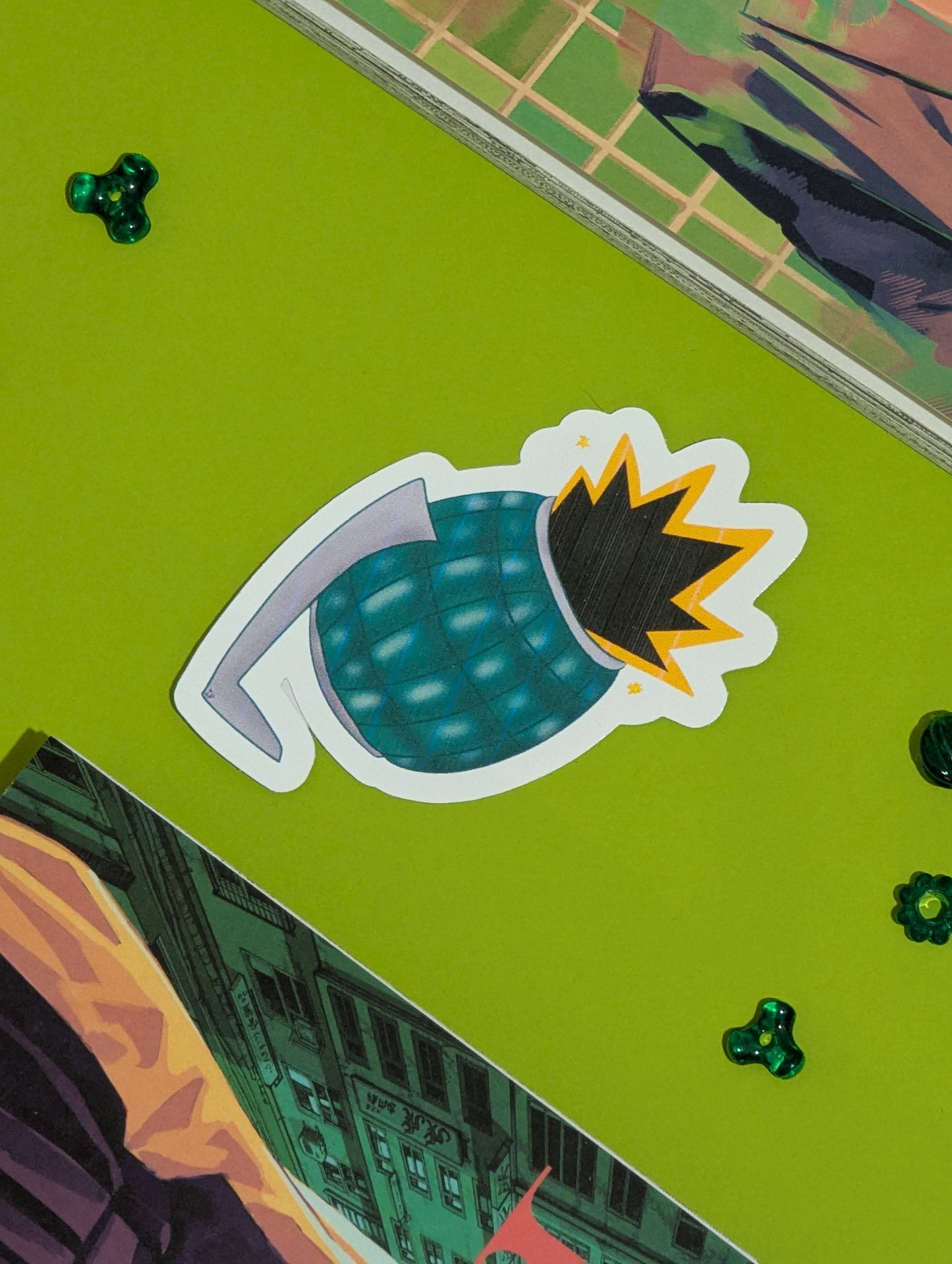 Bakugo Gauntlet Sticker