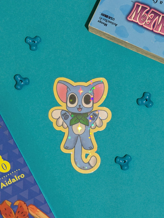 Happy Holographic Sticker