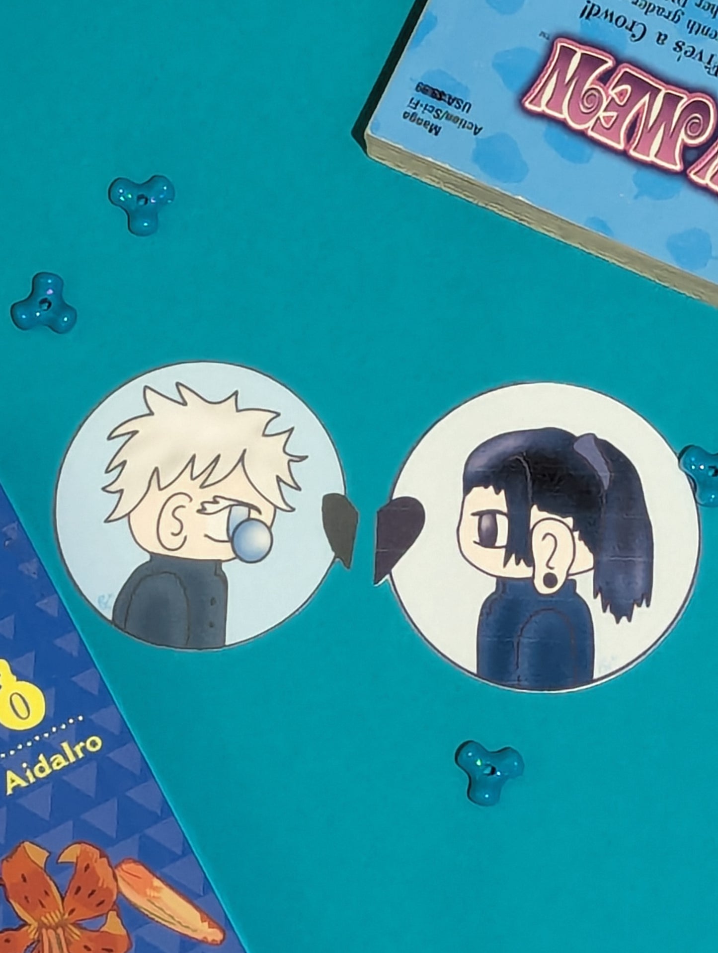 JJK Heart Stickers