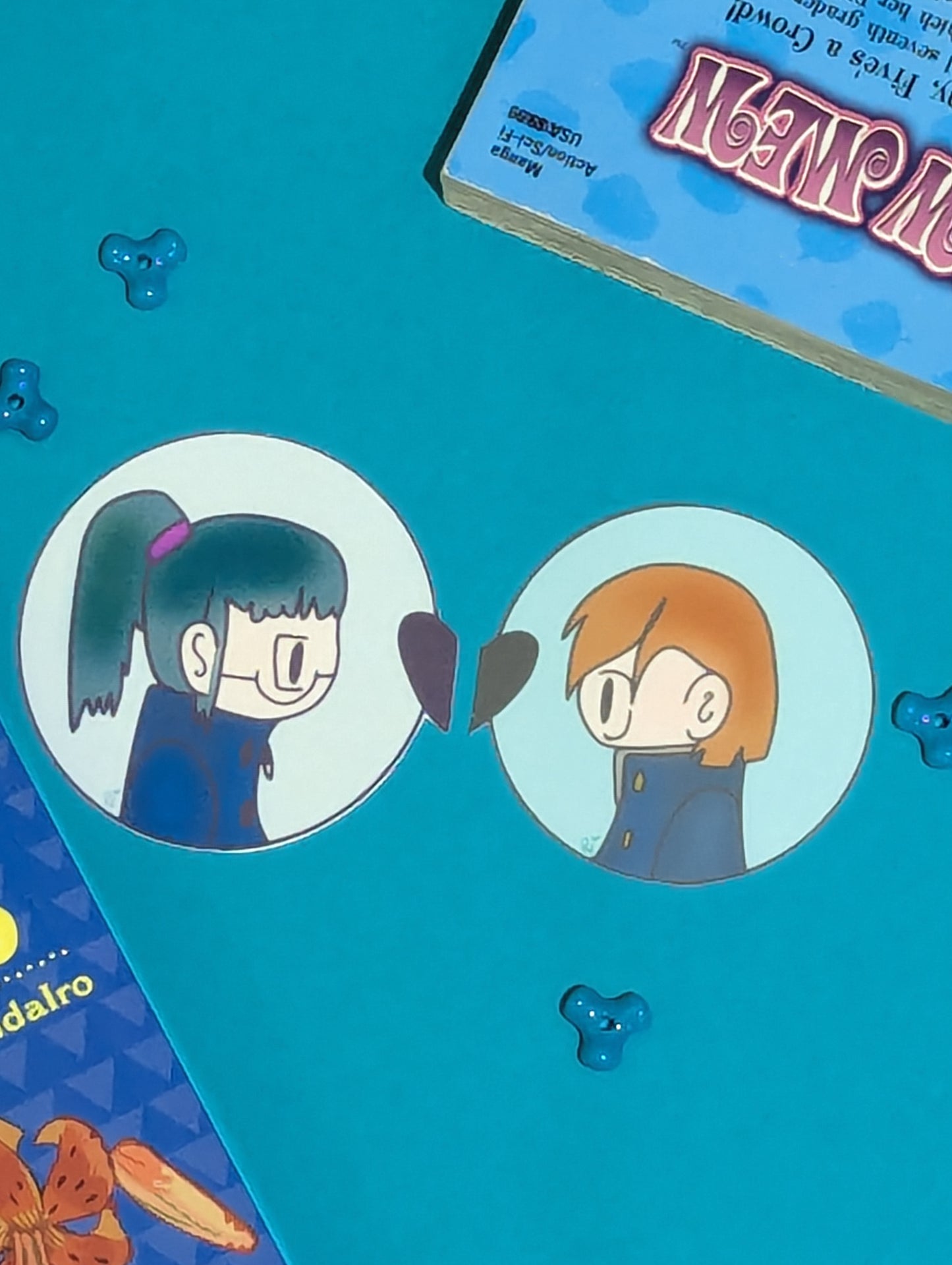JJK Heart Stickers