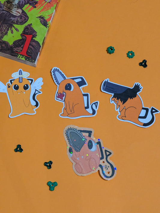Pochita Stickers