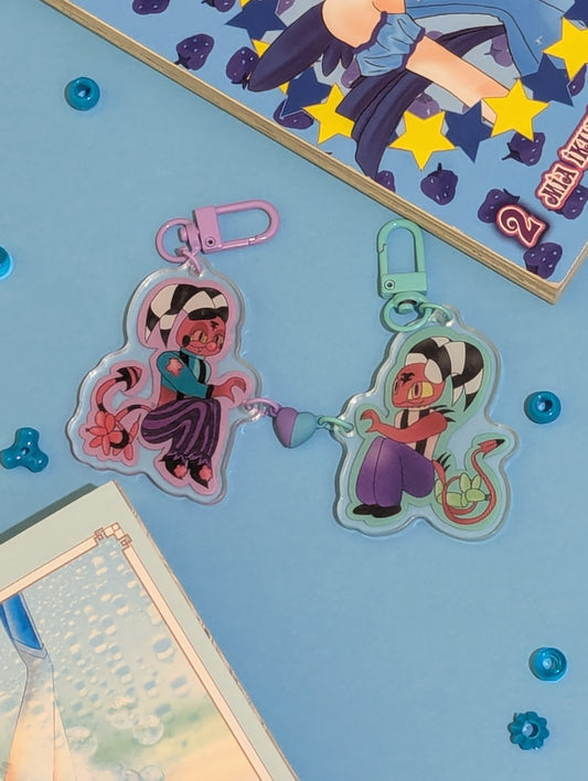 Young Fizz and Blitz Keychain