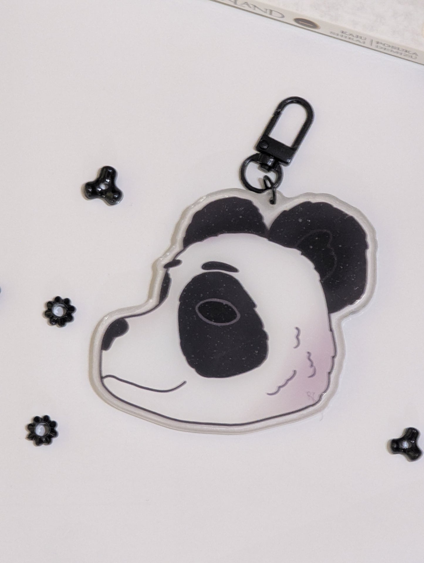 Panda Shaker Keychain