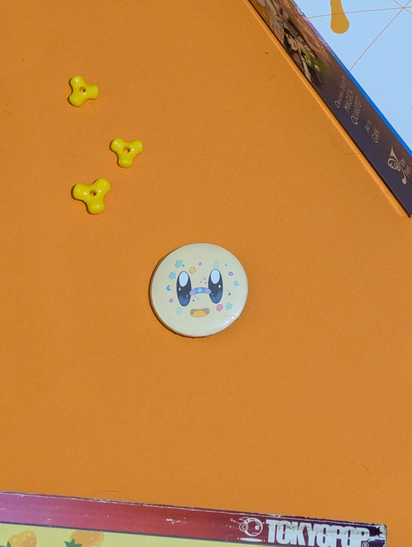 Yellow Kirby Pin