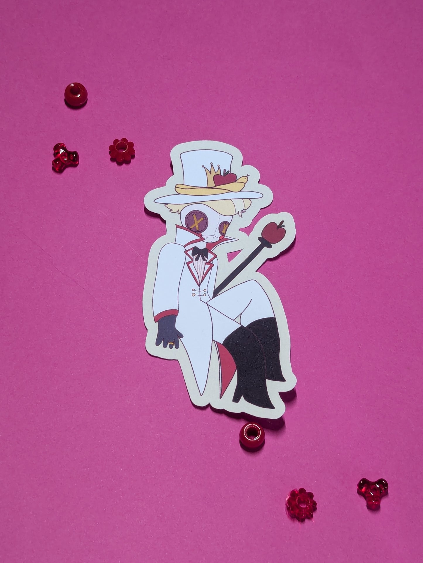 Hazbin plush stickers