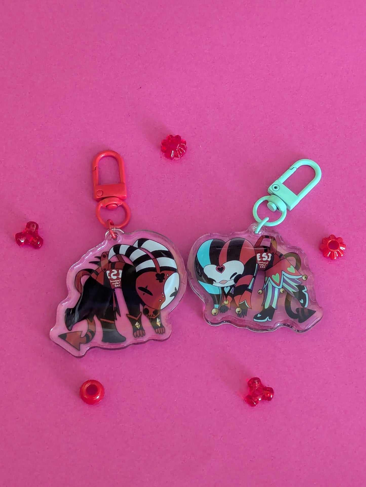 Emotional support Imp Keychains