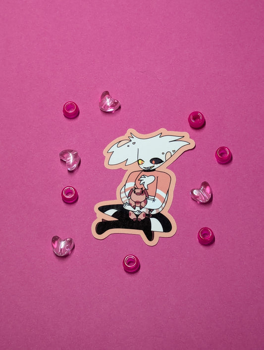 Angel and Nuggs Sticker!