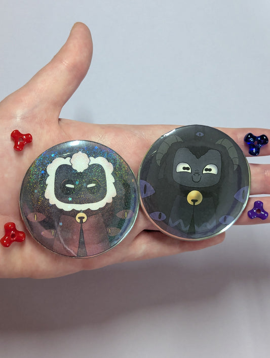 Cult Of the Lamb Button Pins